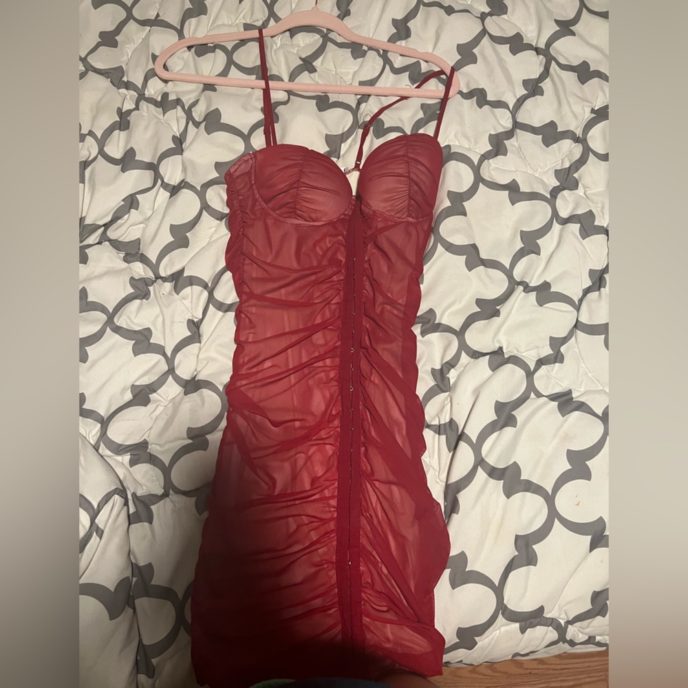 Red dress